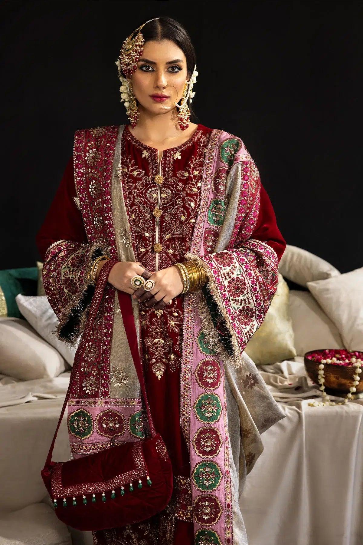 Nureh | Maya Velvet 23 | Zahara - Aqsa Fabrics