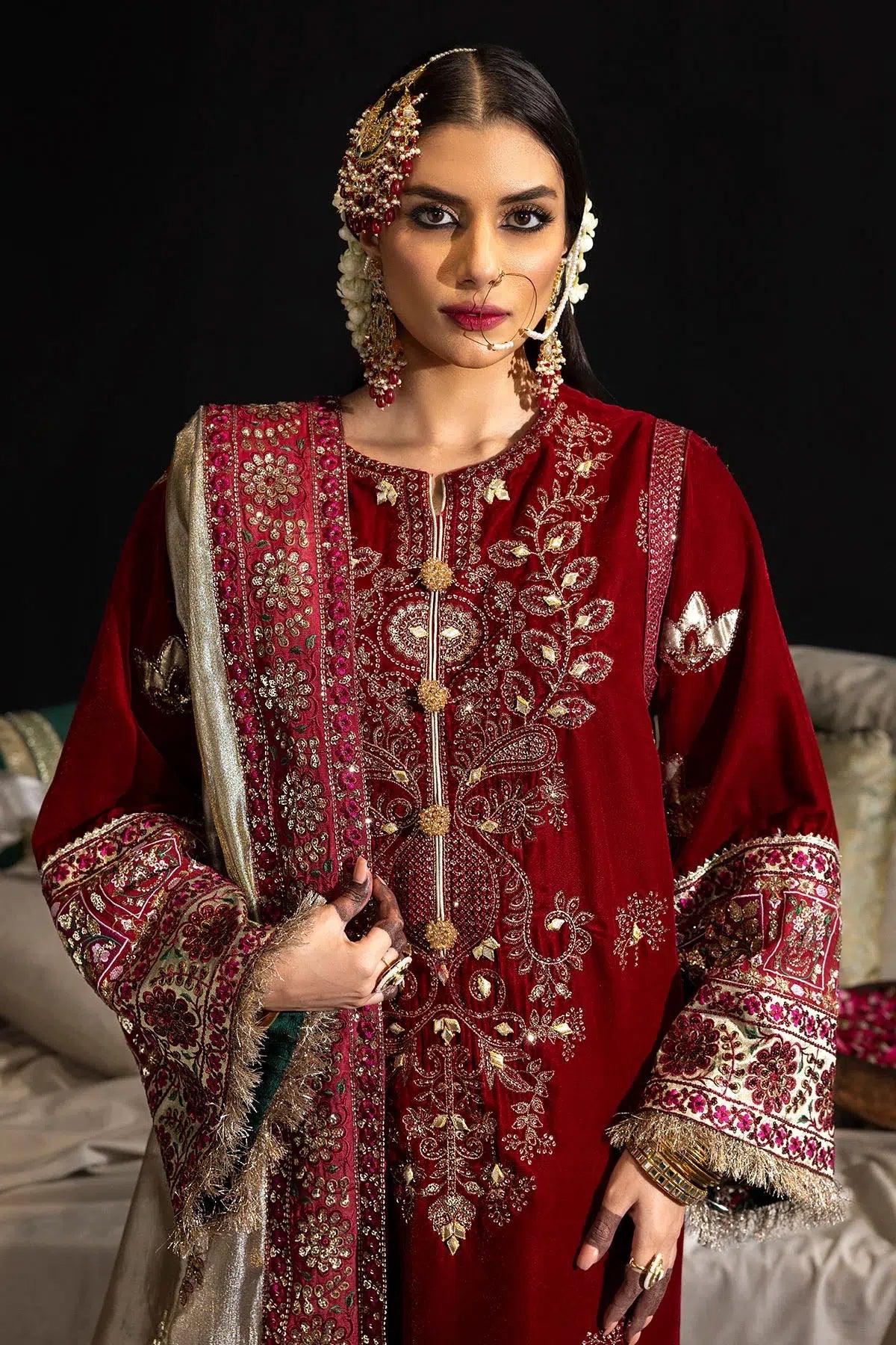 Nureh | Maya Velvet 23 | Zahara - Aqsa Fabrics