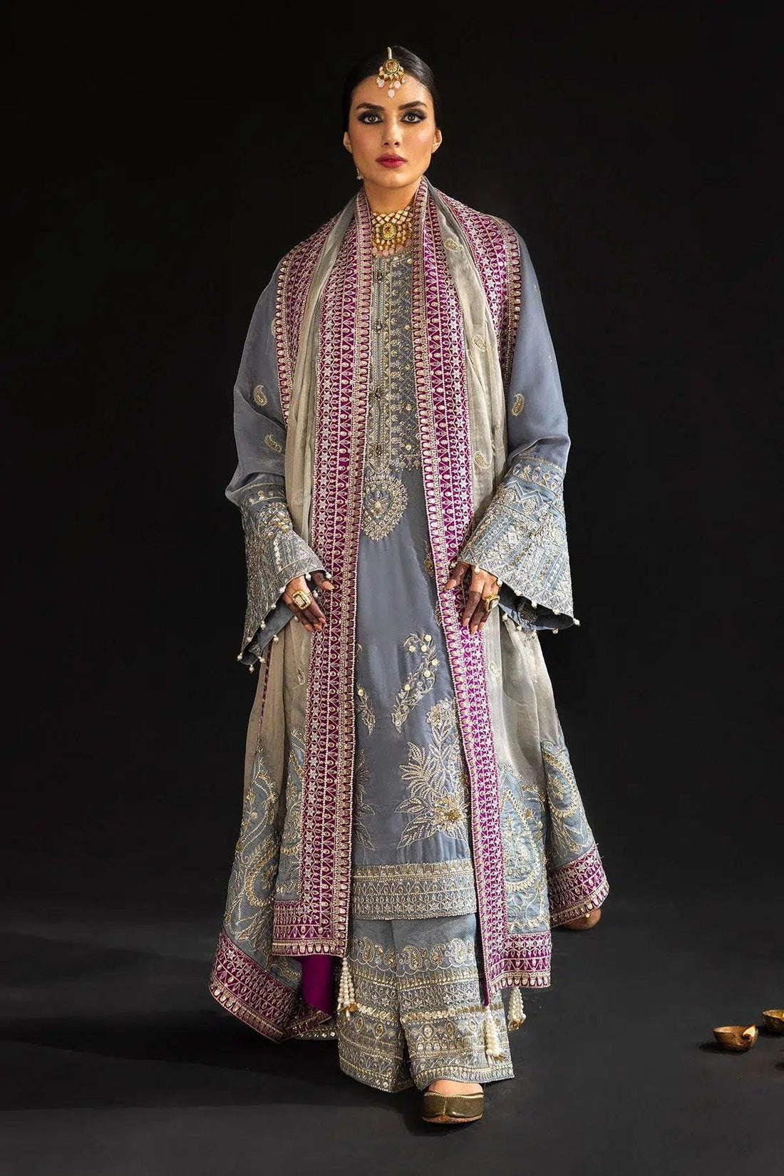 Nureh | Maya Velvet 23 | Mahal - Aqsa Fabrics