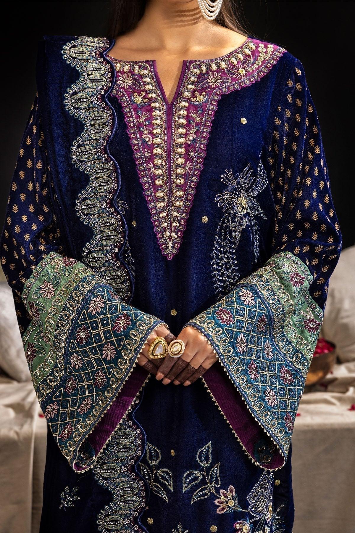 Nureh | Maya Velvet 23 | Nooreza - Aqsa Fabrics