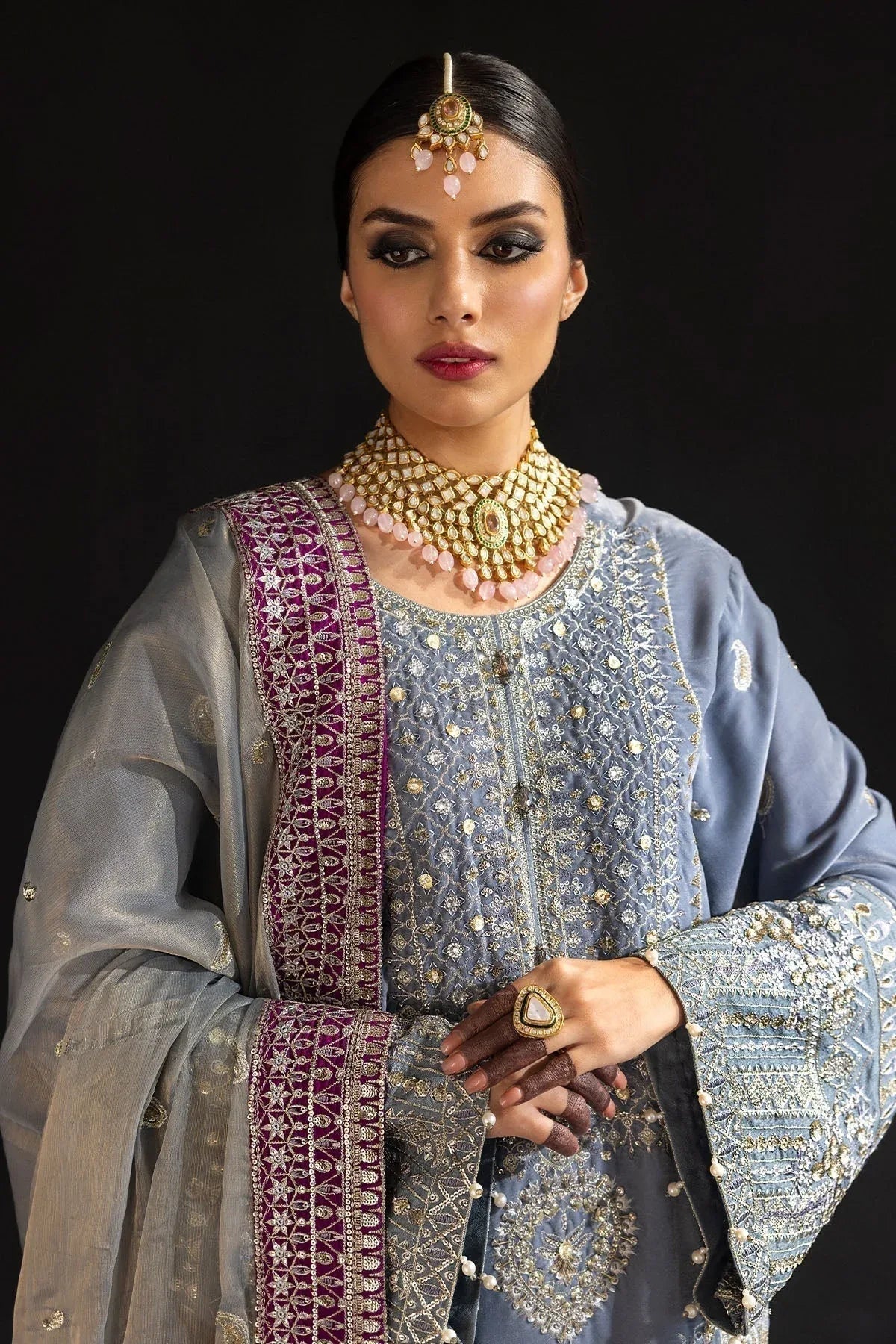 Nureh | Maya Velvet 23 | Mahal - Aqsa Fabrics