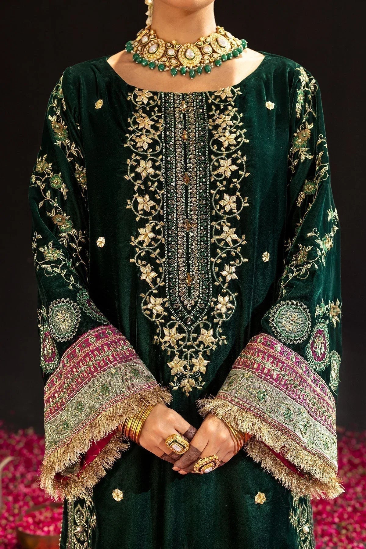 Nureh | Maya Velvet 23 | Alma - Aqsa Fabrics