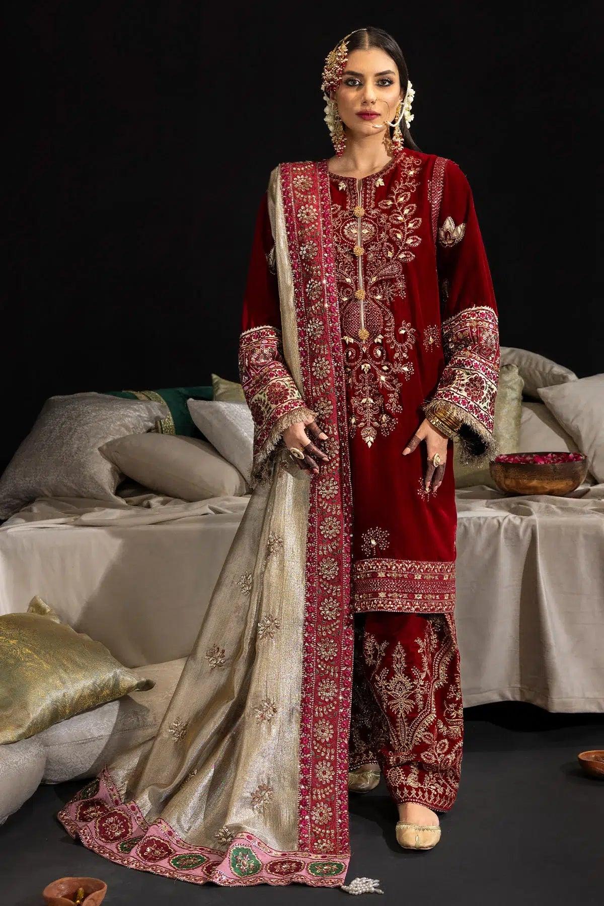 Nureh | Maya Velvet 23 | Zahara - Aqsa Fabrics