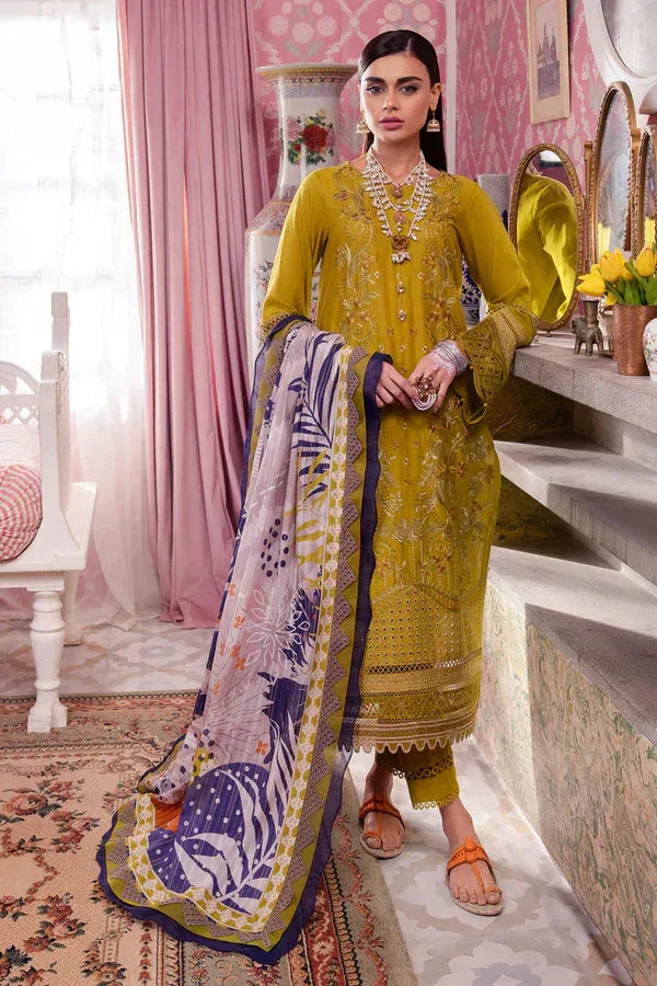 Nureh | Maya Lawn 24 | NS-111 - Aqsa Fabrics