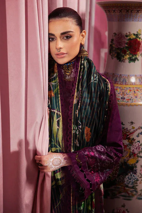 Nureh | Maya Lawn 24 | NS-115 - Aqsa Fabrics