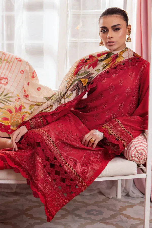 Nureh | Maya Lawn 24 | NS-113 - Aqsa Fabrics