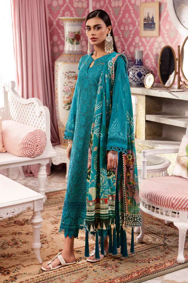 Nureh | Maya Lawn 24 | NS-108 - Aqsa Fabrics