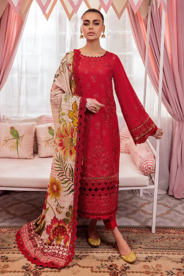 Nureh | Maya Lawn 24 | NS-113 - Aqsa Fabrics