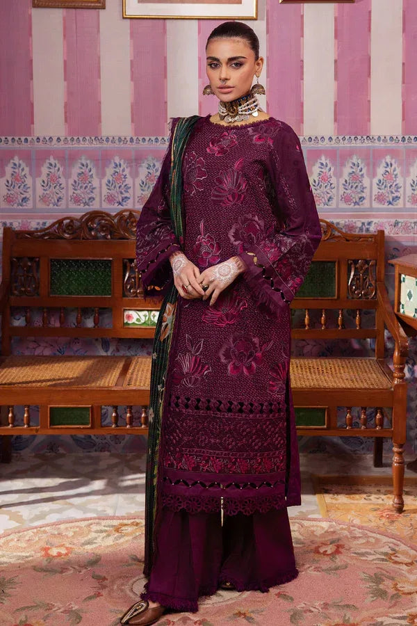 Nureh | Maya Lawn 24 | NS-115 - Aqsa Fabrics