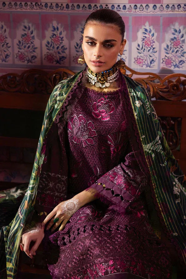 Nureh | Maya Lawn 24 | NS-115 - Aqsa Fabrics