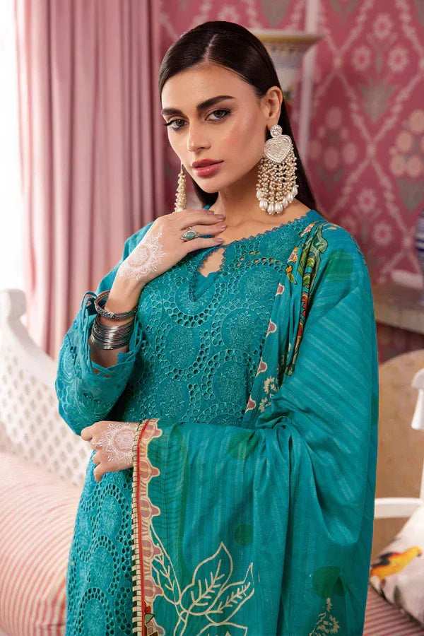 Nureh | Maya Lawn 24 | NS-108 - Aqsa Fabrics
