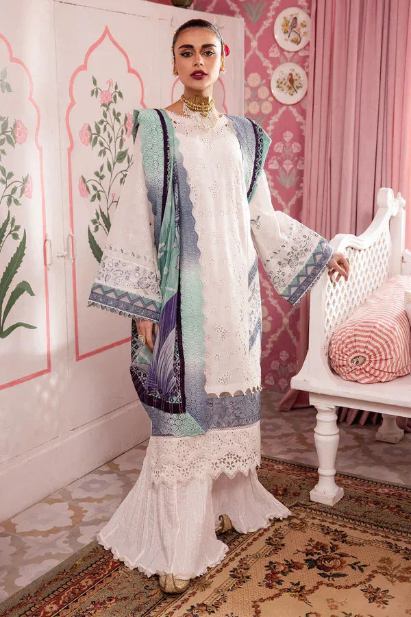 Nureh | Maya Lawn 24 | NS-112 - Aqsa Fabrics