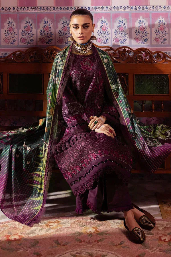 Nureh | Maya Lawn 24 | NS-115 - Aqsa Fabrics