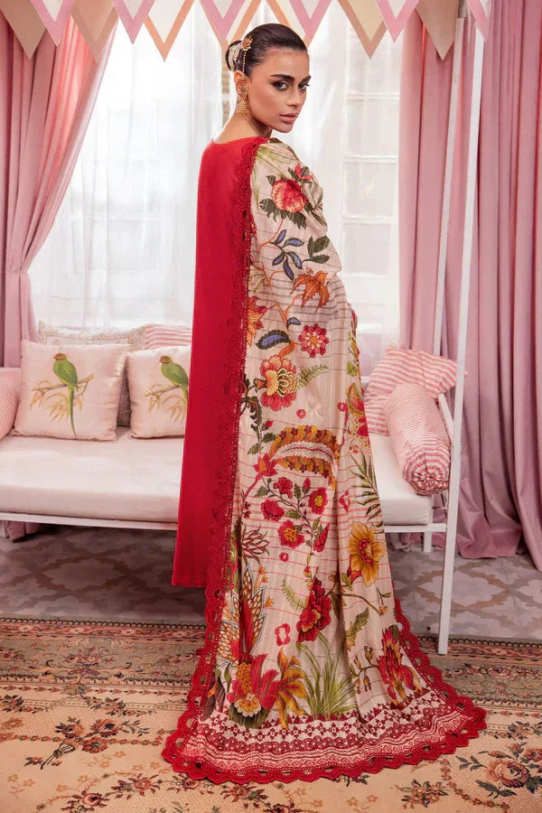 Nureh | Maya Lawn 24 | NS-113 - Aqsa Fabrics