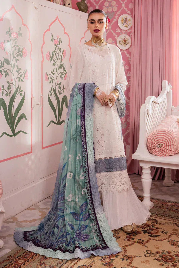 Nureh | Maya Lawn 24 | NS-112 - Aqsa Fabrics
