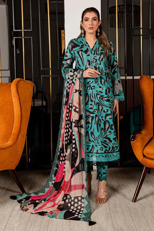 Nureh | Printed Lawn 24 | SP-95 - Aqsa Fabrics