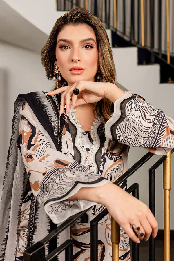 Nureh | Printed Lawn 24 | SP-93 - Aqsa Fabrics
