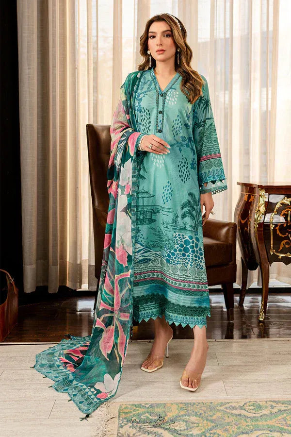 Nureh | Printed Lawn 24 | SP-90 - Aqsa Fabrics