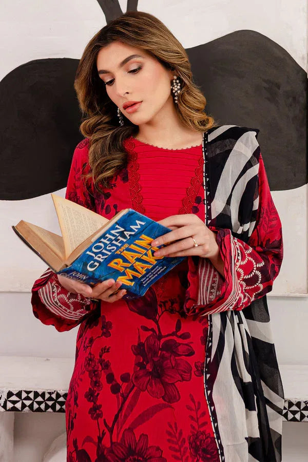 Nureh | Printed Lawn | SP-100 - Aqsa Fabrics