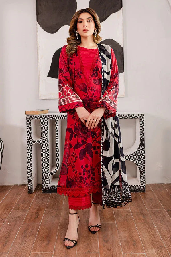 Nureh | Printed Lawn | SP-100 - Aqsa Fabrics