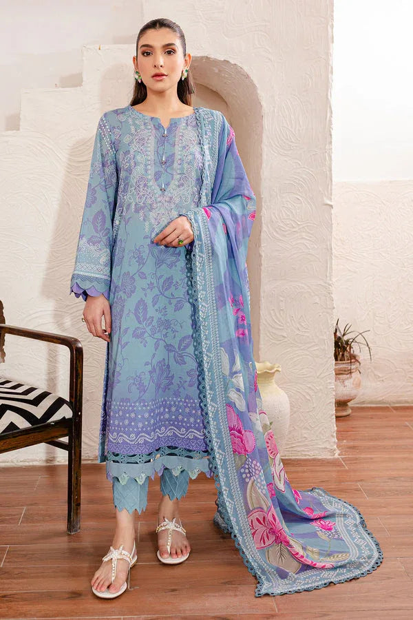 Nureh | Printed Lawn | SP-102 - Aqsa Fabrics
