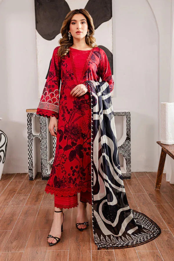 Nureh | Printed Lawn | SP-100 - Aqsa Fabrics