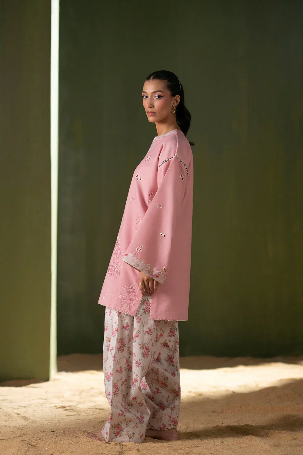 Saira Rizwan | Joolie Co ords | JOOLIE PINK - JBP25-08 - Aqsa Fabrics