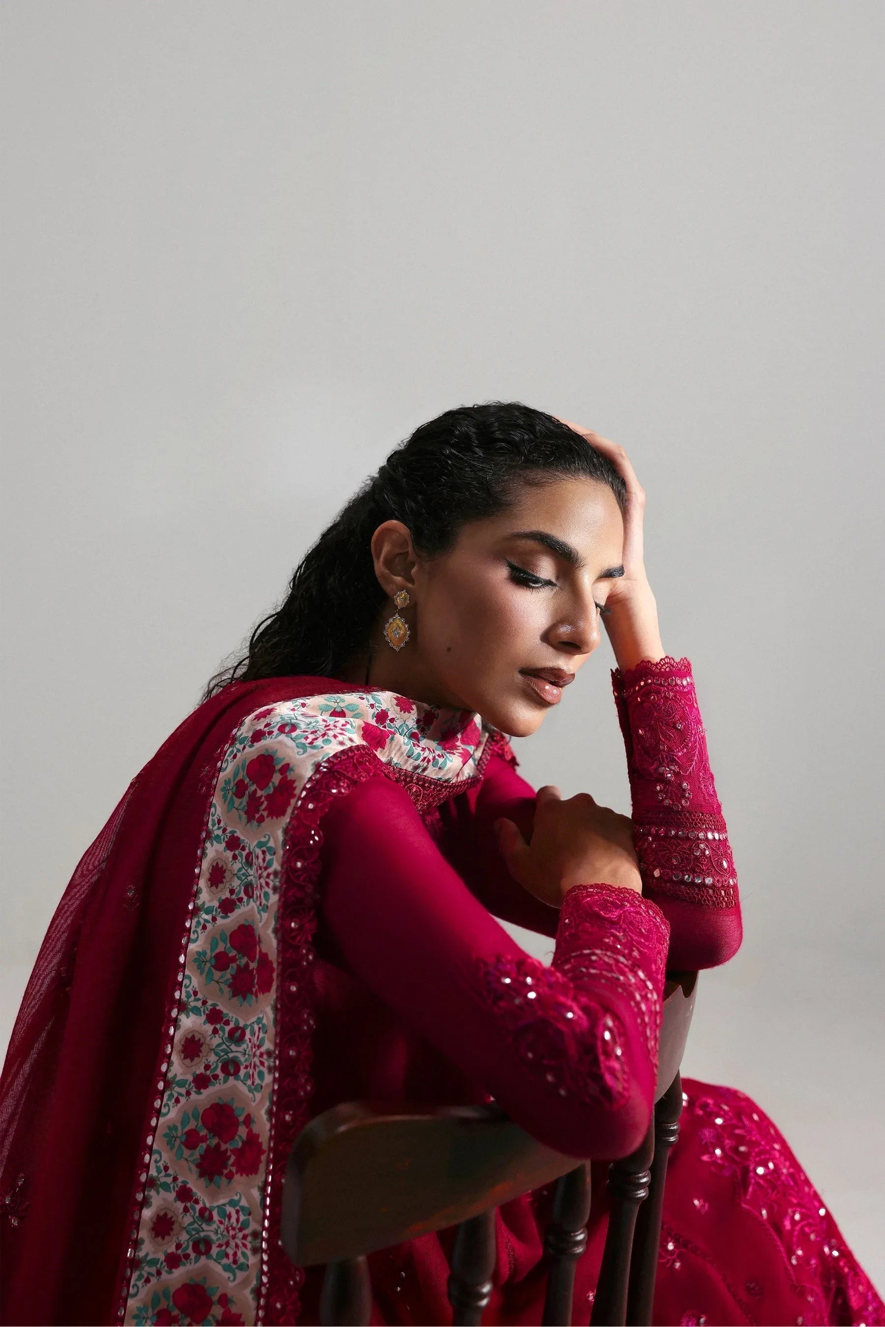 Afrozeh | Slate Ready to Wear | Roselith - Aqsa Fabrics
