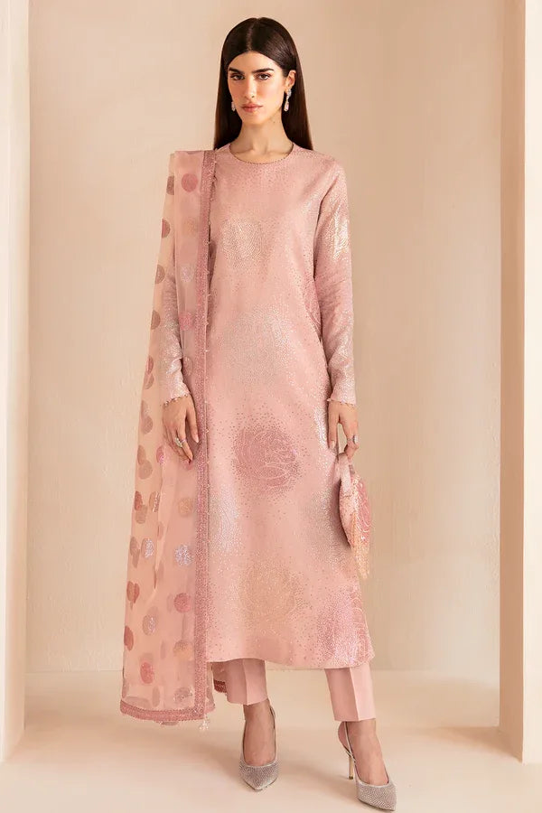 Jazmin | Formals Collection | Raw Silk UR-7032 - Aqsa Fabrics