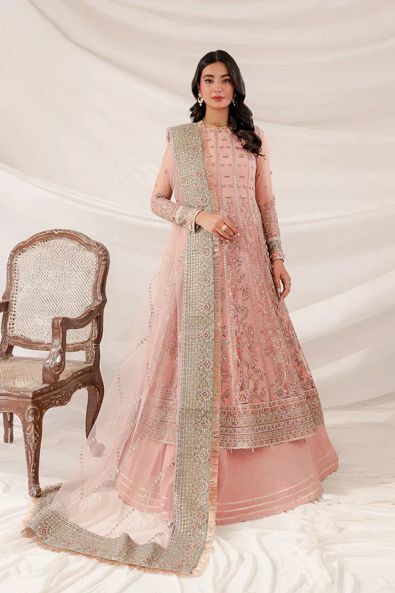 Farasha | Lumiere Luxury Collection 23 | Rosewood - Aqsa Fabrics