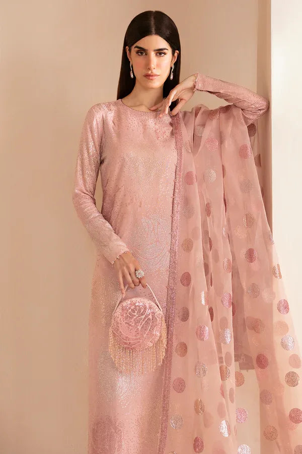 Jazmin | Formals Collection | Raw Silk UR-7032 - Aqsa Fabrics