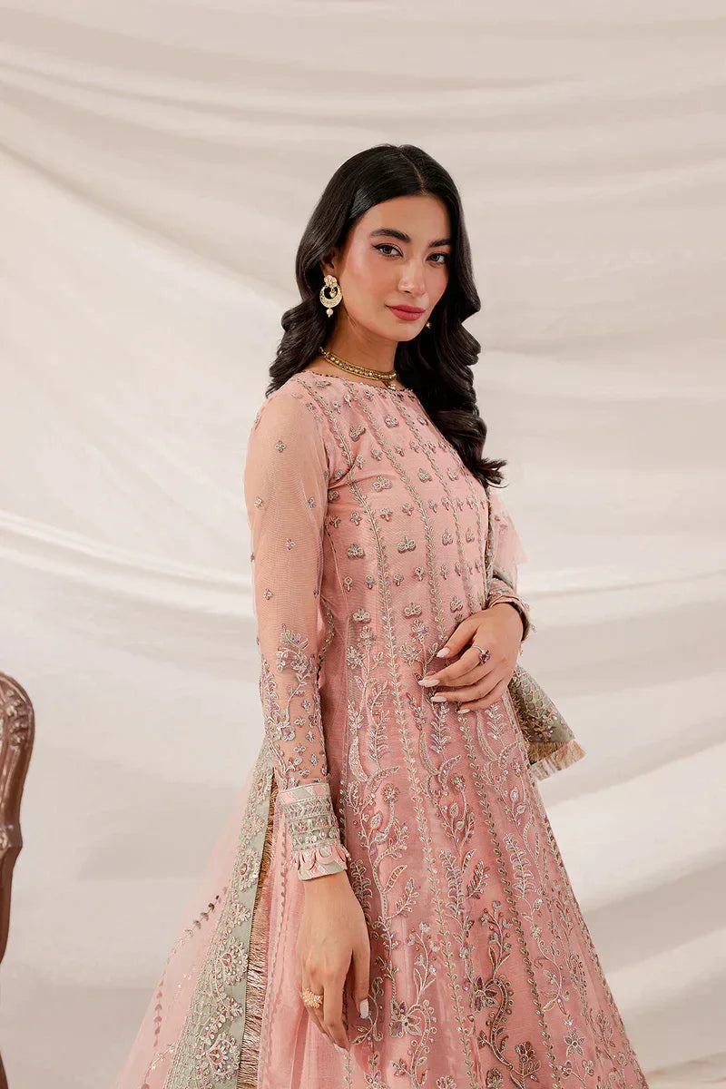 Farasha | Lumiere Luxury Collection 23 | Rosewood - Aqsa Fabrics