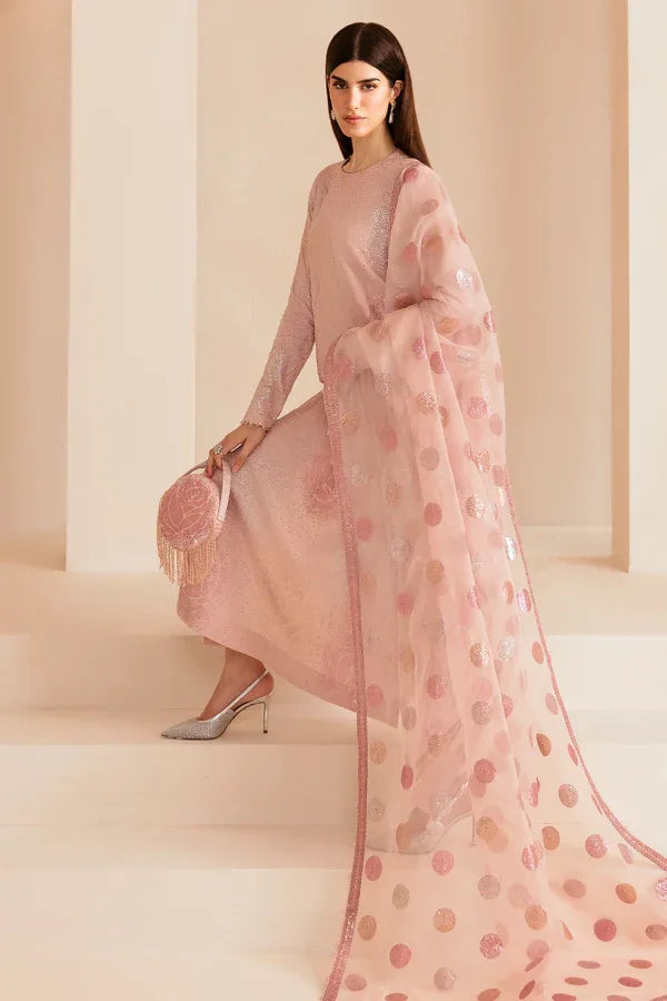 Jazmin | Formals Collection | Raw Silk UR-7032 - Aqsa Fabrics