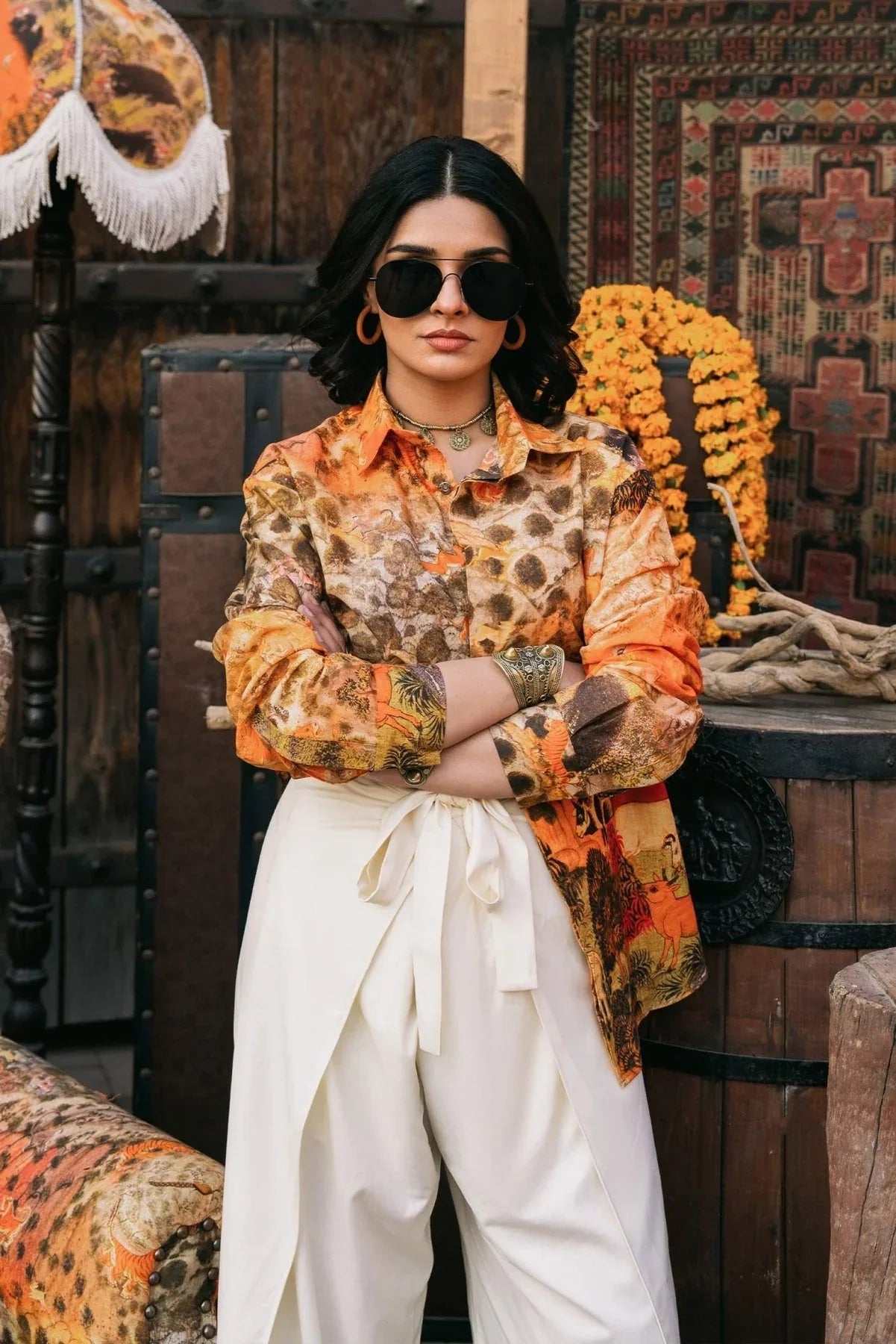 Fahad Hussayn | Lawn Banger | Pichola - Aqsa Fabrics
