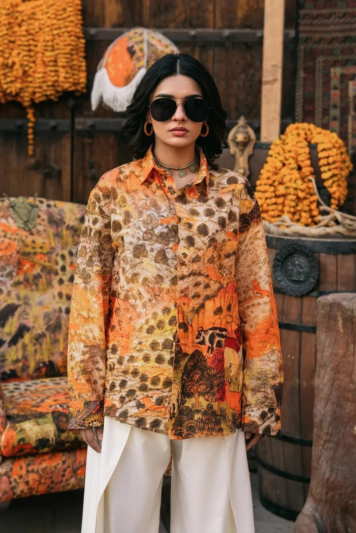 Fahad Hussayn | Lawn Banger | Pichola - Aqsa Fabrics