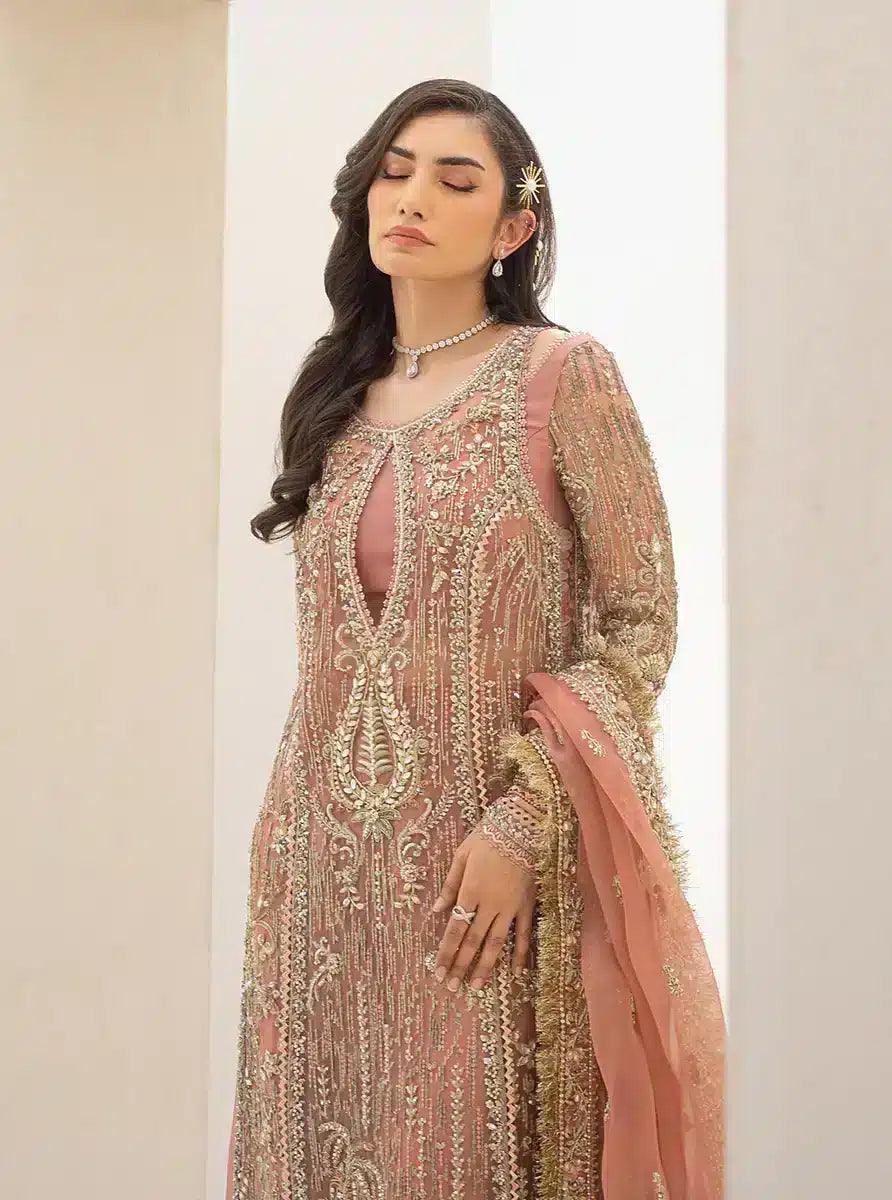 Qalamkar | Couture 23 | C-06 ROSA - Aqsa Fabrics