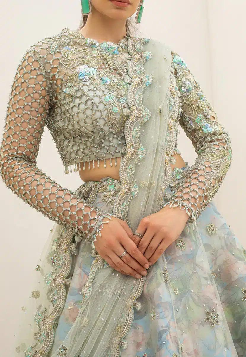 Qalamkar | Couture 23 | C-01 ZERLIN - Aqsa Fabrics