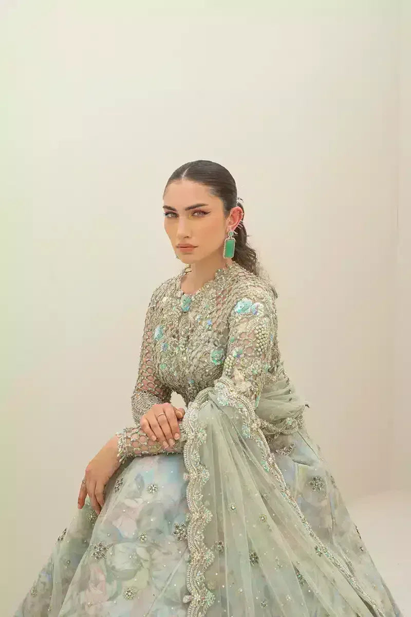 Qalamkar | Couture 23 | C-01 ZERLIN - Aqsa Fabrics