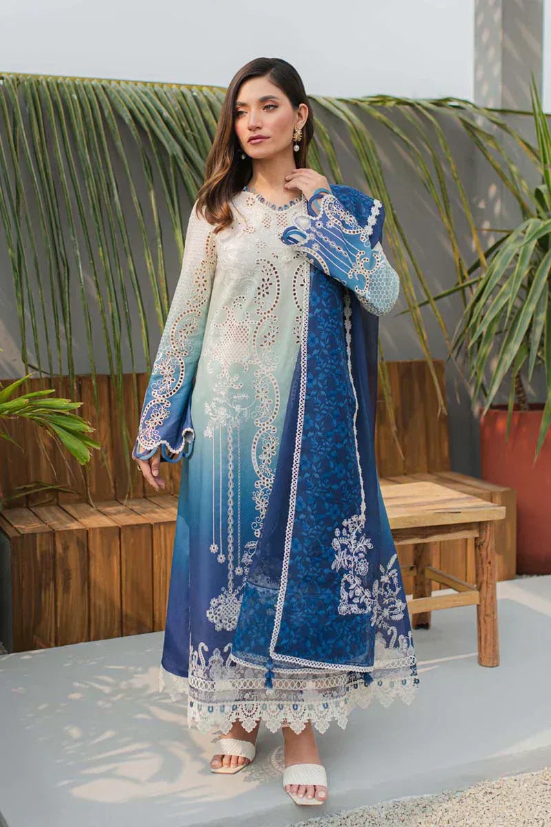 Qalamkar | Q Line Lawn Collection | JK-07 ELZA - Aqsa Fabrics