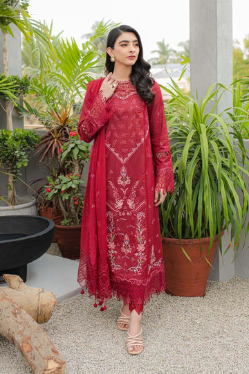 Qalamkar | Q Line Lawn Collection | JK-14 MANON - Aqsa Fabrics