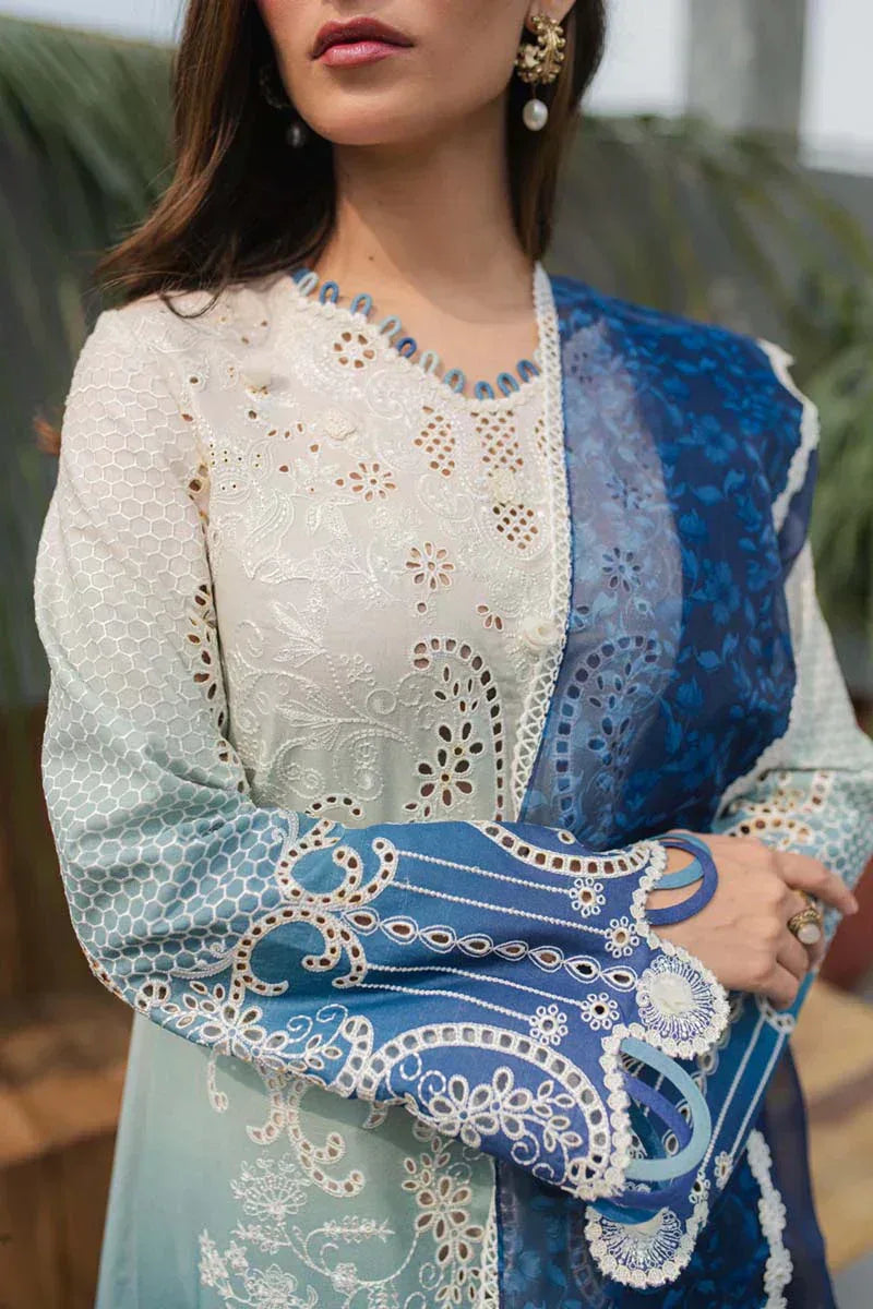 Qalamkar | Q Line Lawn Collection | JK-07 ELZA - Aqsa Fabrics