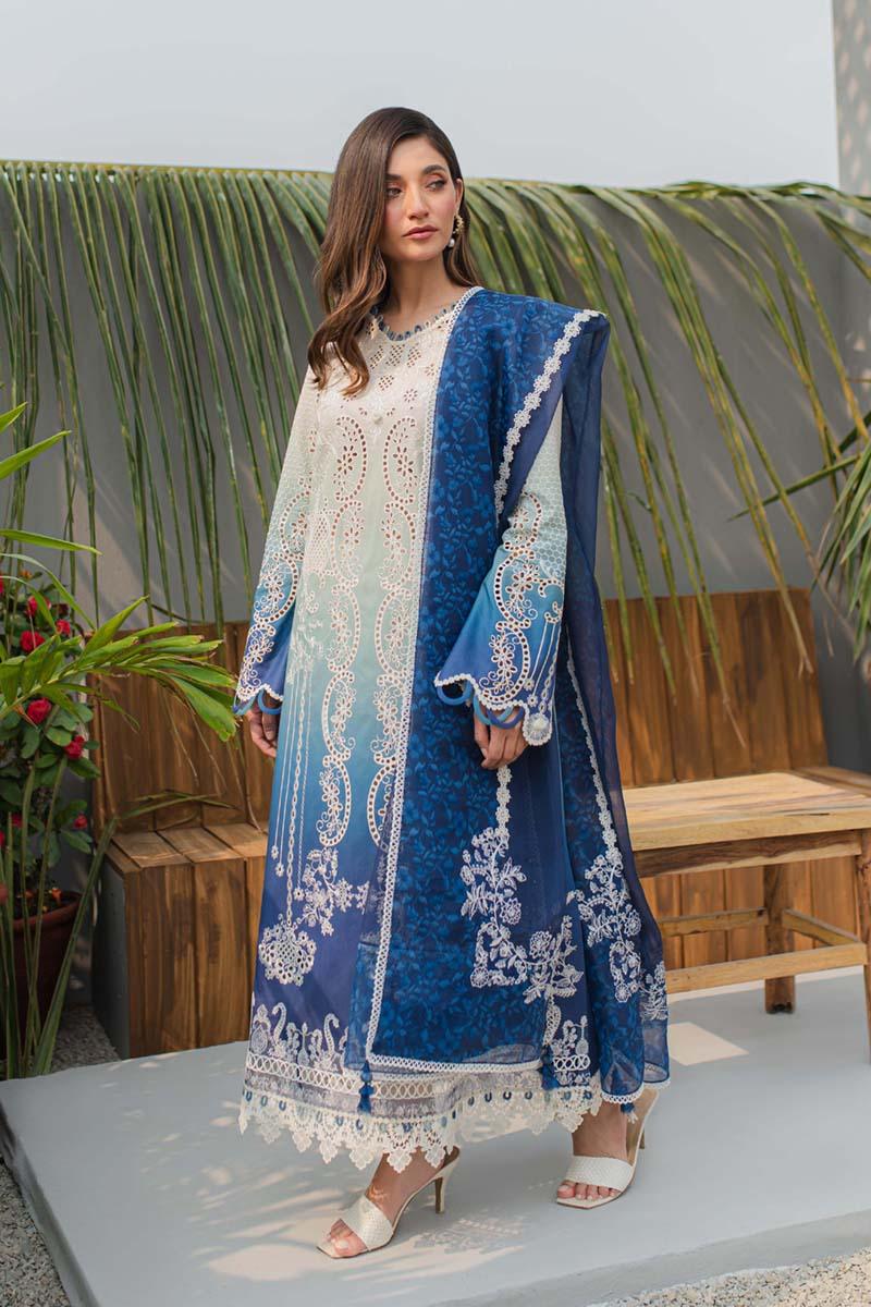 Qalamkar | Q Line Lawn Collection | JK-07 ELZA - Aqsa Fabrics