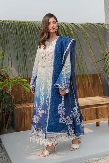 Qalamkar | Q Line Lawn Collection | JK-07 ELZA - Aqsa Fabrics