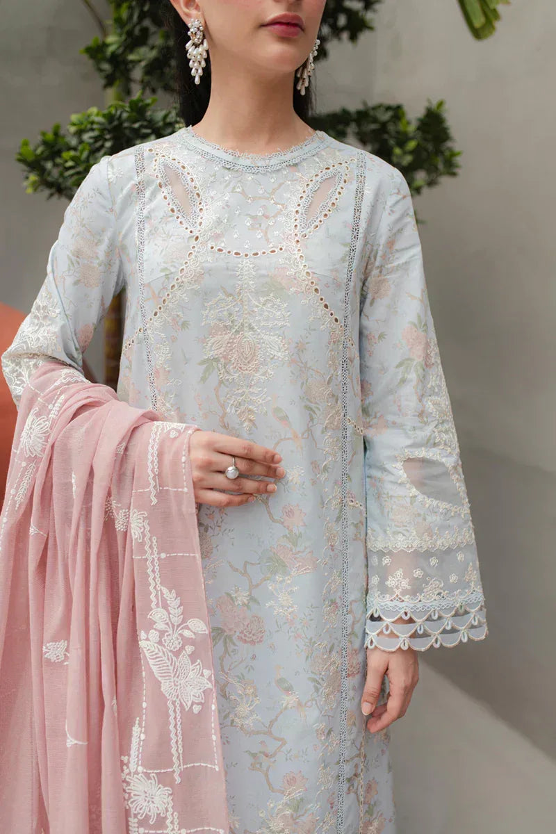 Qalamkar | Q Line Lawn Collection | JK-06 OCTAVIA - Aqsa Fabrics