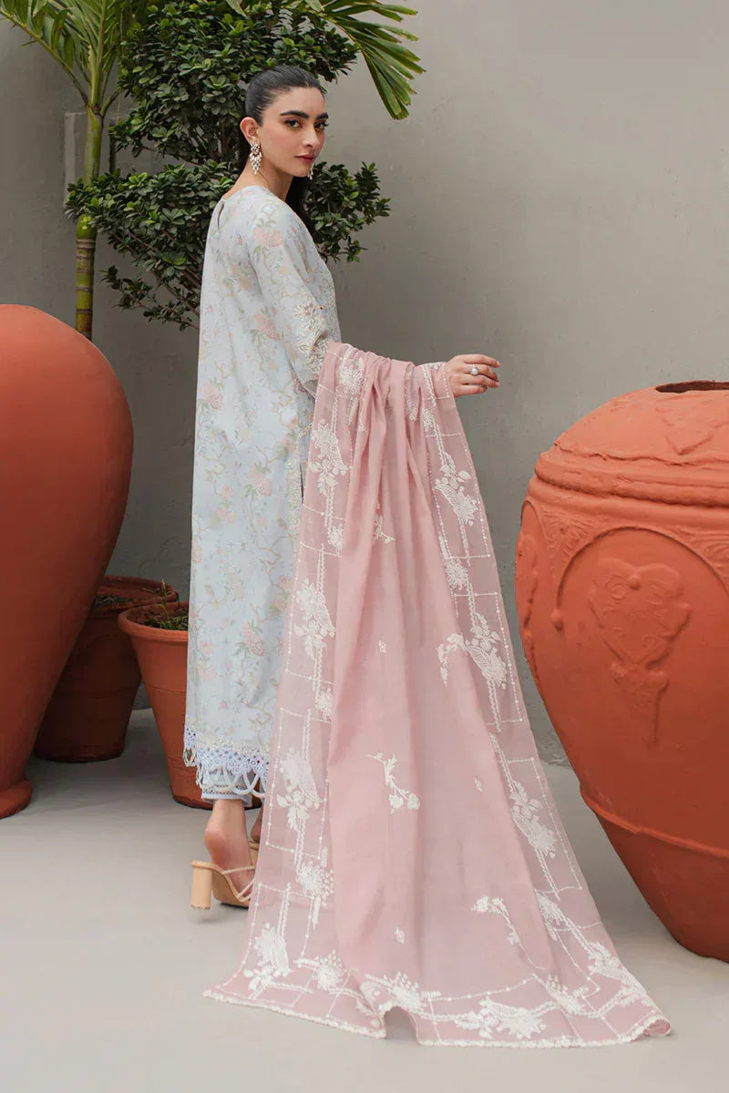 Qalamkar | Q Line Lawn Collection | JK-06 OCTAVIA - Aqsa Fabrics