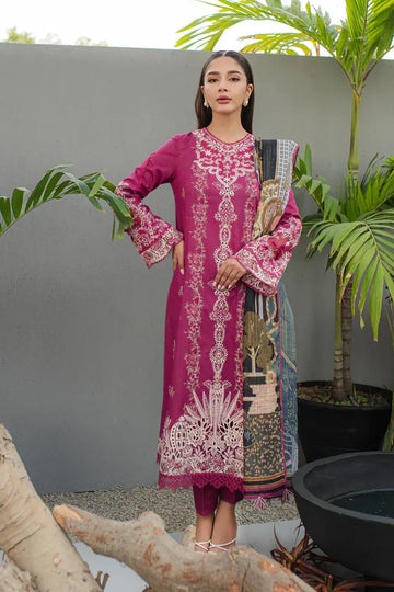 Qalamkar | Q Line Lawn Collection | JK-16 SERAPHINA - Aqsa Fabrics