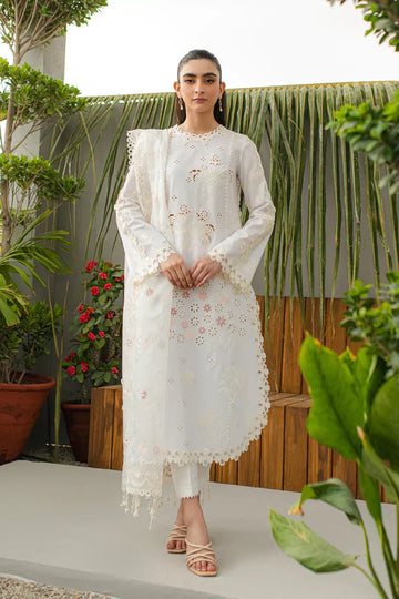 Qalamkar | Q Line Lawn Collection | JK-10 ORLA - Aqsa Fabrics