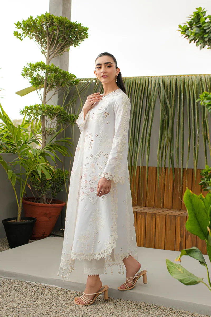 Qalamkar | Q Line Lawn Collection | JK-10 ORLA - Aqsa Fabrics