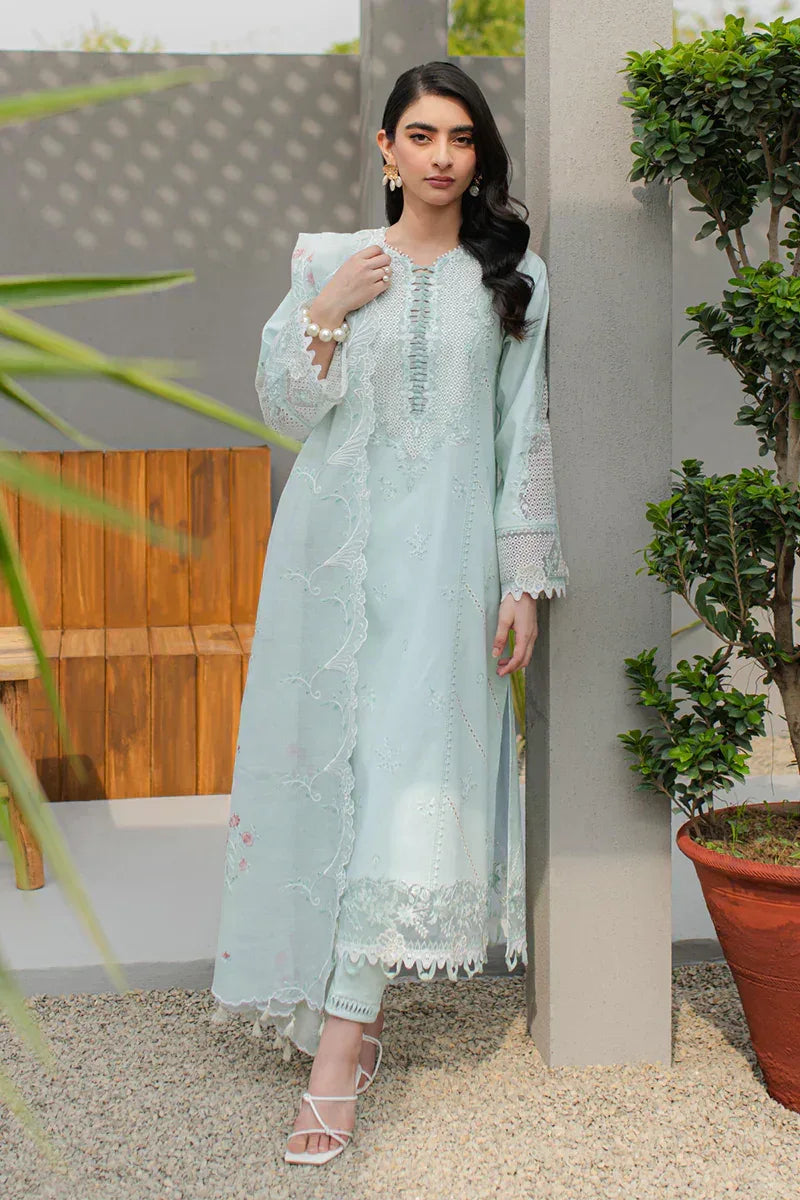Qalamkar | Q Line Lawn Collection | JK-12 SIOFRA - Aqsa Fabrics