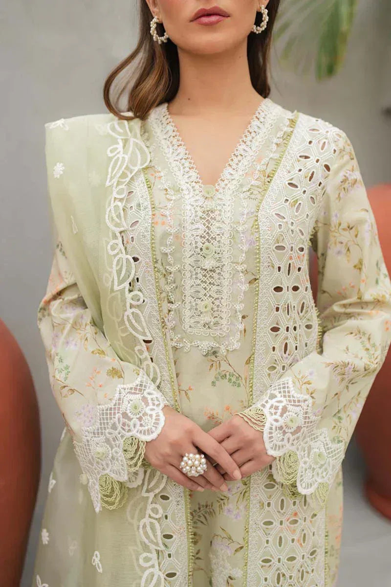 Qalamkar | Q Line Lawn Collection | JK-01 EULALIA - Aqsa Fabrics